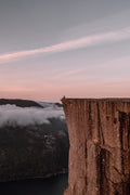 The Edge of Preikestolen –  Fine Art Print