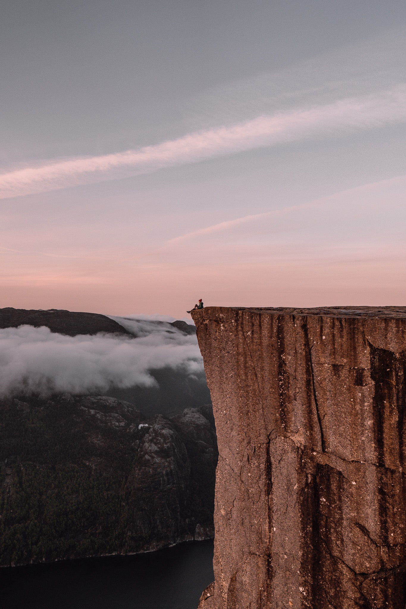 The Edge of Preikestolen –  Fine Art Print